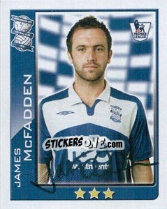 Sticker James McFadden - Premier League Inglese 2009-2010 n. 62 - Topps
