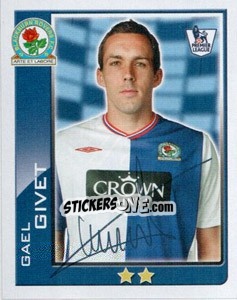 Sticker Gael Givet - Premier League Inglese 2009-2010 n. 72 - Topps