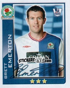 Figurina Brett Emerton - Premier League Inglese 2009-2010 - Topps