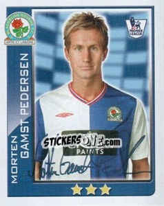 Figurina Morten Gamst Pedersen - Premier League Inglese 2009-2010 - Topps