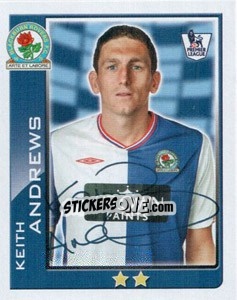 Figurina Keith Andrews - Premier League Inglese 2009-2010 - Topps
