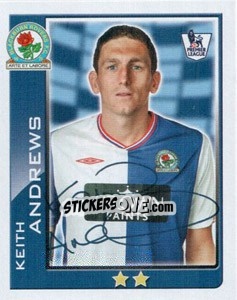 Sticker Keith Andrews - Premier League Inglese 2009-2010 n. 81 - Topps