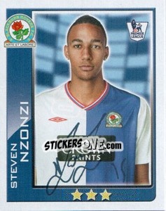 Sticker Steven Nzonzi - Premier League Inglese 2009-2010 n. 82 - Topps