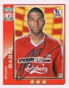 Sticker Ryan Babel - Premier League Inglese 2009-2010 n. 270 - Topps