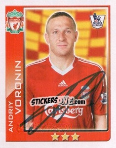 Sticker Andriy Voronin - Premier League Inglese 2009-2010 n. 271 - Topps