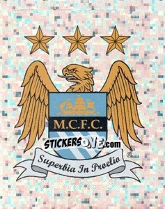 Sticker Manchester City logo - Premier League Inglese 2009-2010 - Topps