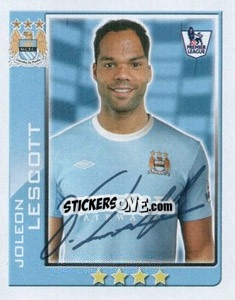 Sticker Joleon Lescott - Premier League Inglese 2009-2010 - Topps
