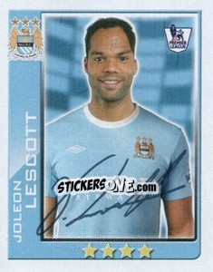 Sticker Joleon Lescott - Premier League Inglese 2009-2010 n. 281 - Topps