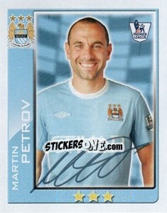 Sticker Martin Petrov - Premier League Inglese 2009-2010 - Topps