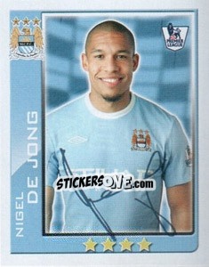 Sticker Nigel de Jong - Premier League Inglese 2009-2010 n. 288 - Topps