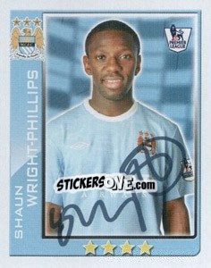 Figurina Shaun Wright-Phillips - Premier League Inglese 2009-2010 - Topps