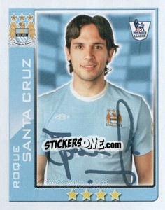 Sticker Roque Santa Cruz - Premier League Inglese 2009-2010 n. 292 - Topps