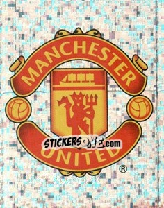 Figurina Manchester United logo - Premier League Inglese 2009-2010 - Topps