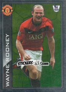 Sticker Star player - Wayne Rooney - Premier League Inglese 2009-2010 n. 297 - Topps