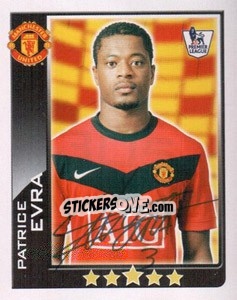 Sticker Patrice Evra - Premier League Inglese 2009-2010 n. 305 - Topps