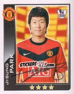 Sticker Ji-Sung Park - Premier League Inglese 2009-2010 n. 307 - Topps