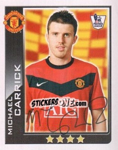 Sticker Michael Carrick - Premier League Inglese 2009-2010 n. 309 - Topps
