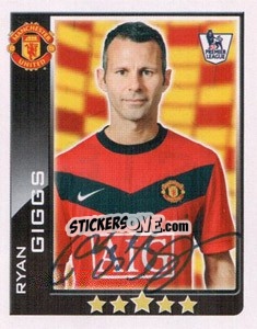 Sticker Ryan Giggs - Premier League Inglese 2009-2010 n. 312 - Topps