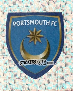 Sticker Portsmouth logo - Premier League Inglese 2009-2010 n. 316 - Topps