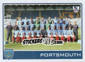 Sticker Portsmouth team - Premier League Inglese 2009-2010 - Topps