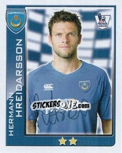 Sticker Hermann Hreidarsson - Premier League Inglese 2009-2010 n. 321 - Topps