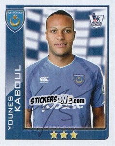 Sticker Younes Kaboul - Premier League Inglese 2009-2010 n. 323 - Topps