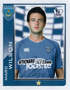 Sticker Marc Wilson - Premier League Inglese 2009-2010 n. 325 - Topps