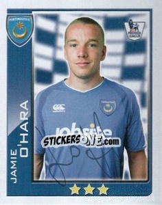 Figurina Jamie O'Hara - Premier League Inglese 2009-2010 n. 326 - Topps
