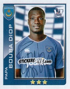 Figurina Papa Bouba Diop - Premier League Inglese 2009-2010 - Topps