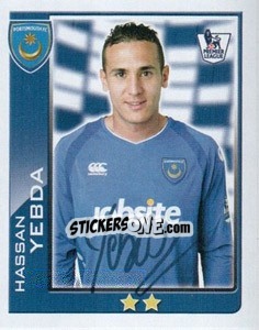 Sticker Hassan Yebda - Premier League Inglese 2009-2010 n. 328 - Topps