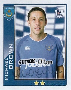 Figurina Michael Brown - Premier League Inglese 2009-2010 - Topps