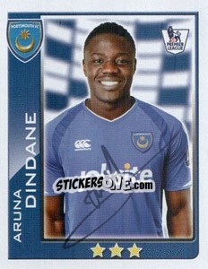 Sticker Aruna Dindane - Premier League Inglese 2009-2010 n. 334 - Topps
