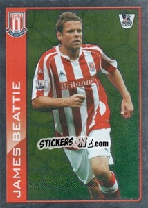 Figurina Star player - James Beattie - Premier League Inglese 2009-2010 - Topps