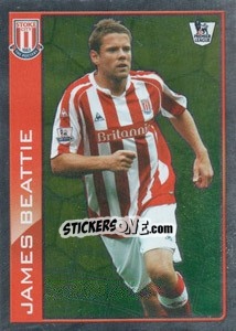 Sticker Star player - James Beattie - Premier League Inglese 2009-2010 n. 339 - Topps