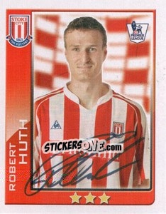 Sticker Robert Huth - Premier League Inglese 2009-2010 n. 341 - Topps