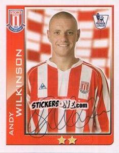 Figurina Andy Wilkinson - Premier League Inglese 2009-2010 - Topps