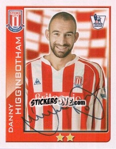 Sticker Danny Higginbotham - Premier League Inglese 2009-2010 - Topps