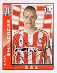 Sticker Ryan Shawcross - Premier League Inglese 2009-2010 n. 345 - Topps