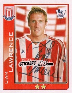 Figurina Liam Lawrence - Premier League Inglese 2009-2010 - Topps