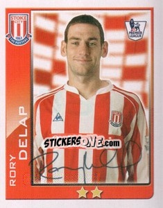 Sticker Rory Delap - Premier League Inglese 2009-2010 - Topps