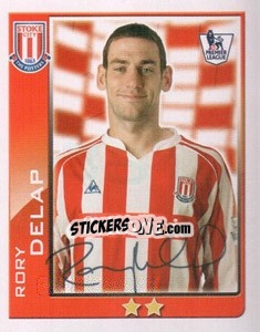 Sticker Rory Delap - Premier League Inglese 2009-2010 n. 351 - Topps