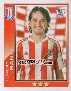 Cromo Tuncay Sanli - Premier League Inglese 2009-2010 - Topps