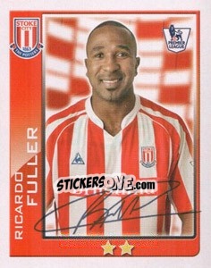 Sticker Ricardo Fuller - Premier League Inglese 2009-2010 n. 357 - Topps