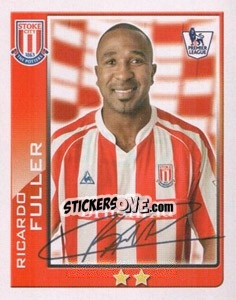 Cromo Ricardo Fuller - Premier League Inglese 2009-2010 - Topps