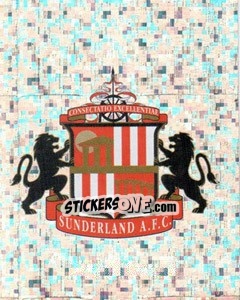 Cromo Sunderland logo - Premier League Inglese 2009-2010 - Topps