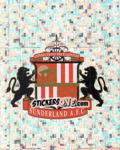 Cromo Sunderland logo - Premier League Inglese 2009-2010 n. 358 - Topps