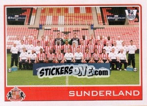 Figurina Sunderland team - Premier League Inglese 2009-2010 - Topps