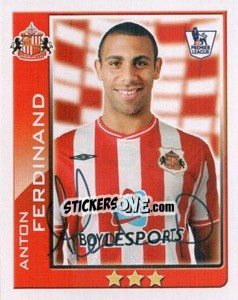 Sticker Anton Ferdinand - Premier League Inglese 2009-2010 n. 362 - Topps