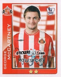 Sticker George McCartney - Premier League Inglese 2009-2010 n. 364 - Topps