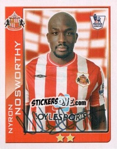 Figurina Nyron Nosworthy - Premier League Inglese 2009-2010 n. 365 - Topps